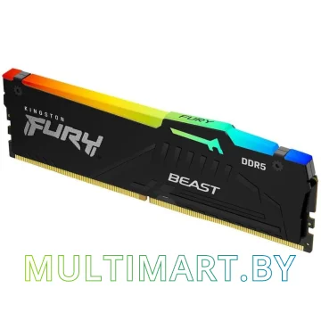 Оперативная память Kingston FURY Beast RGB 16GB DDR5 PC5-38400 (KF548C38BBA-16) картинка 2